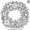 Wreath Ornament Coloring Pages