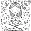 Yoga Inspirations Coloring Pages