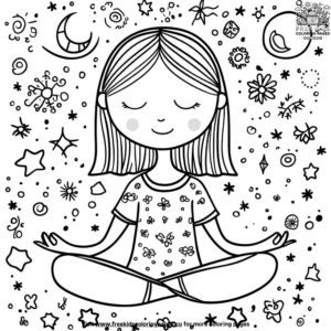 Yoga Inspirations Coloring Pages