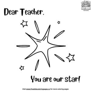 You’re Our Star Coloring Pages