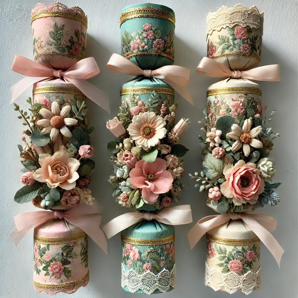 Floral themed easter crackers 2