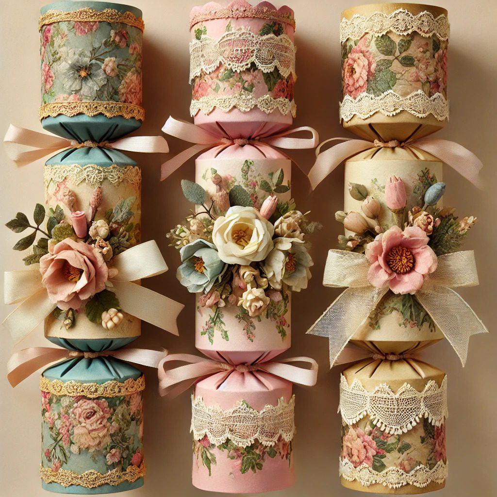 Floral themed easter crackers 3