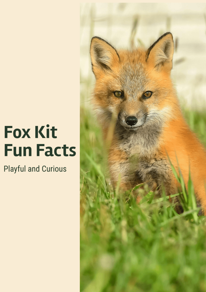 Fox Printable Factsheet Fox Kit Fun Facts Printable - Free Kids Coloring Pages