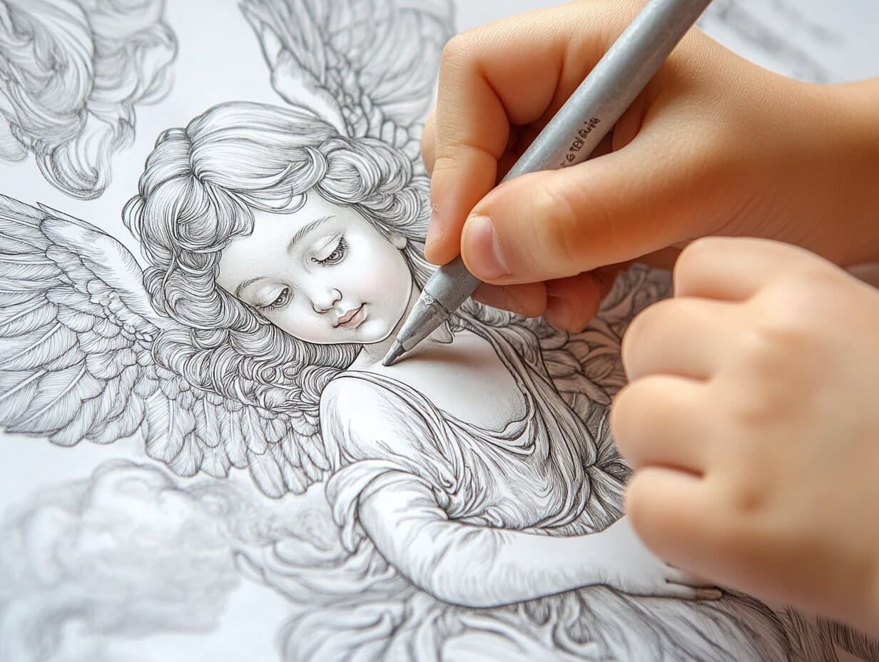 Angel Coloring Pages Tag Image Angel Coloring Pages Tag Image