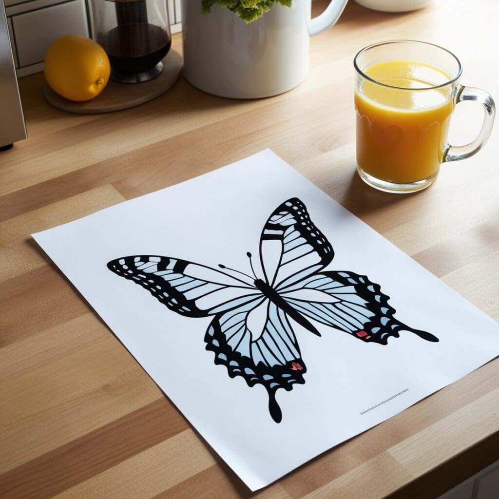 Butterfly coloring pages 19