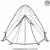 Campsite Tent Coloring Pages