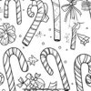 Candy Cane Joy Coloring Pages