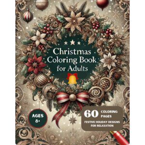 Christmas coloring book for adults