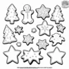 Christmas Cookies Coloring Pages