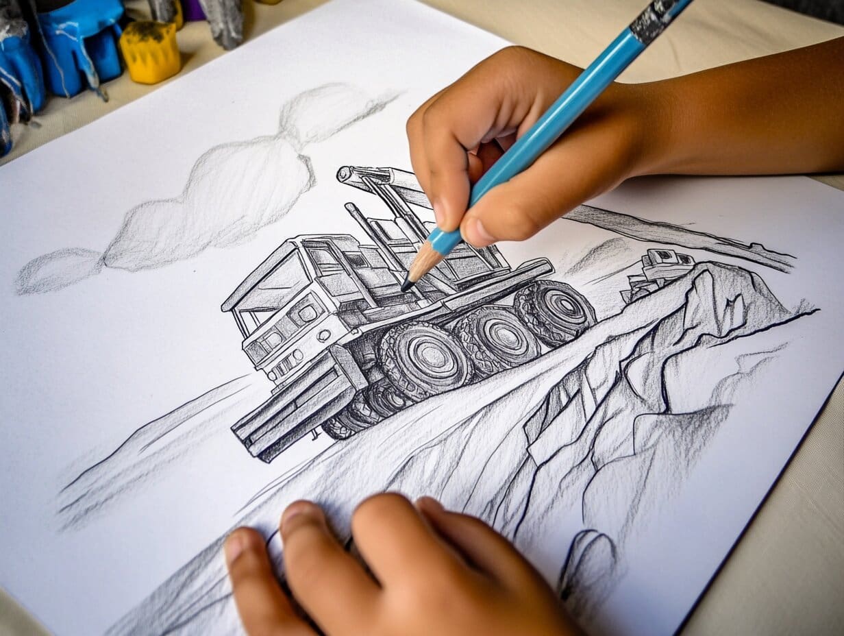 Construction Coloring Pages Tag Image