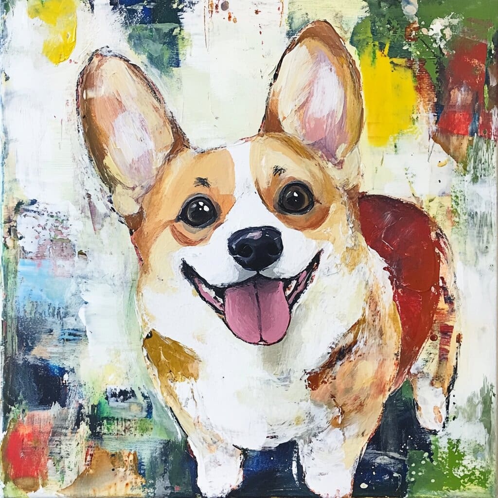 Corgi coloring pages