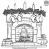 Cozy Hearth Coloring Pages