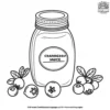 Cranberry Sauce Jar Coloring Pages