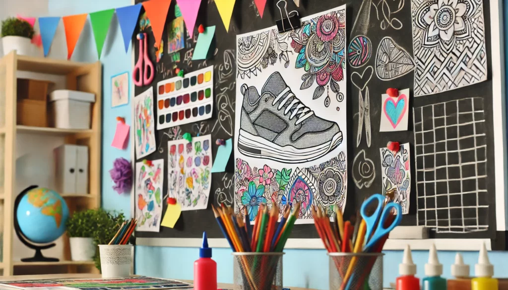 Sneaker coloring pages 4