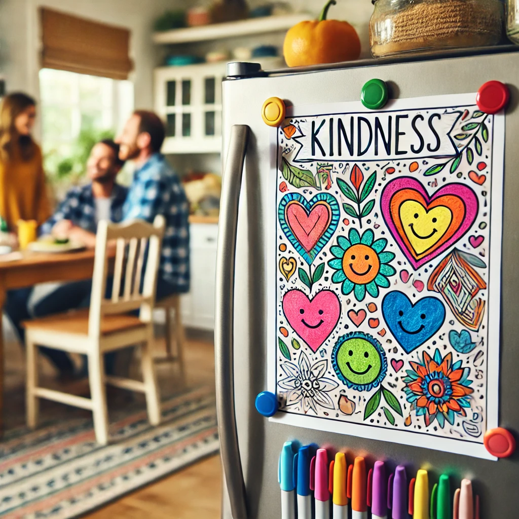 Kindness coloring pages 3