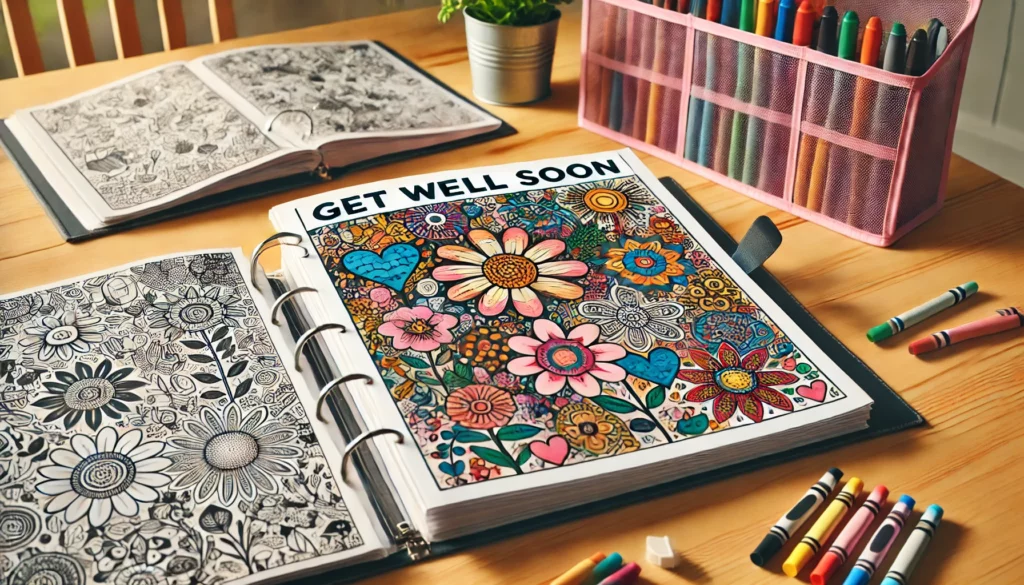 Get well soon coloring pages 7