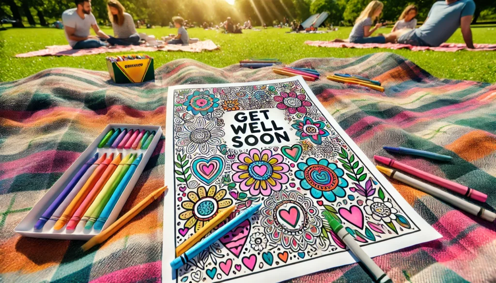 Get well soon coloring pages 15