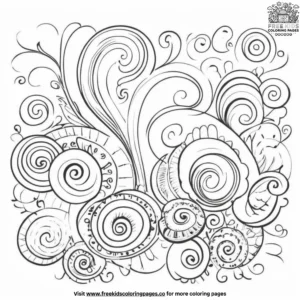 Doodle Patterns Coloring Pages