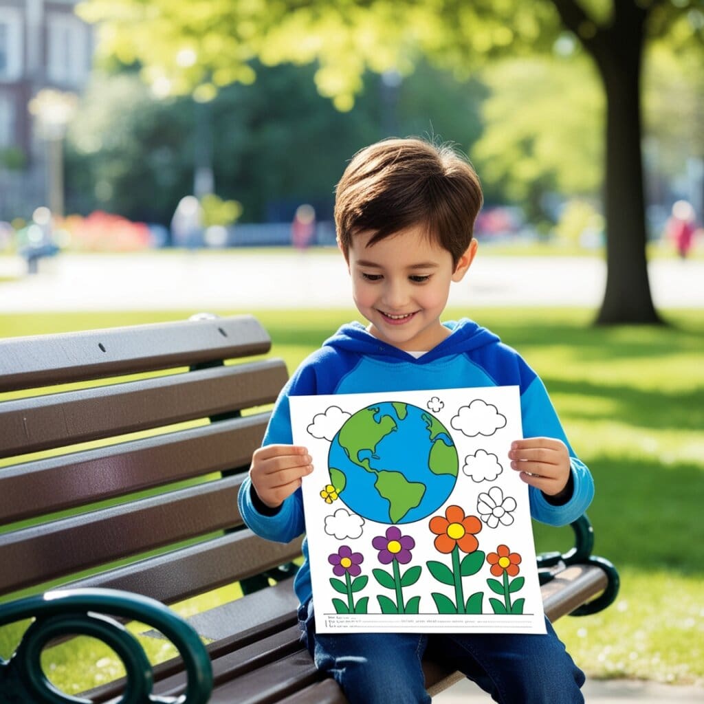 Earth day coloring pages 4