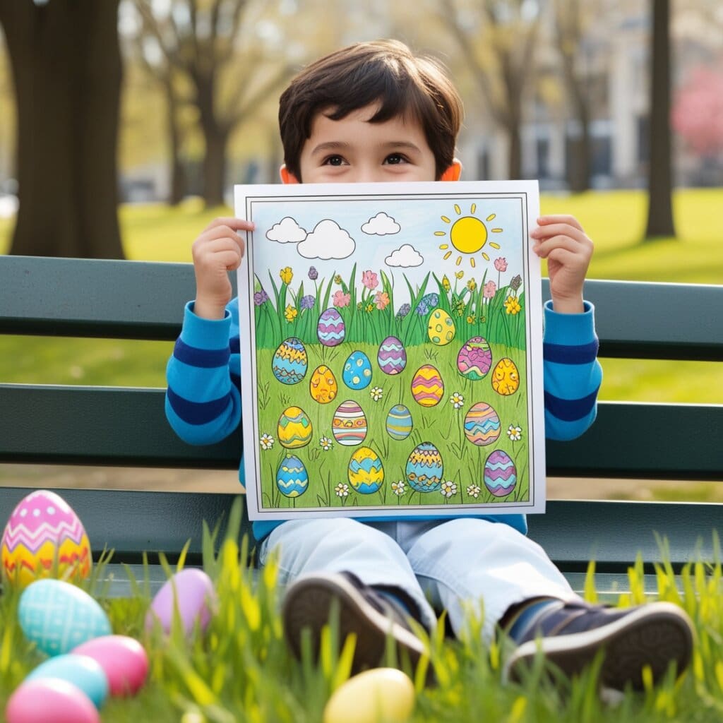 Easter coloring pages 4