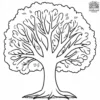 Fall Tree Coloring Pages