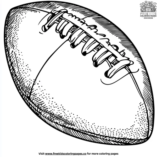 Fun football coloring pages