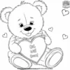 Get Well Soon Teddy Bear Coloring Pages