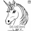 Get Well Soon Unicorn Magic Coloring Pages