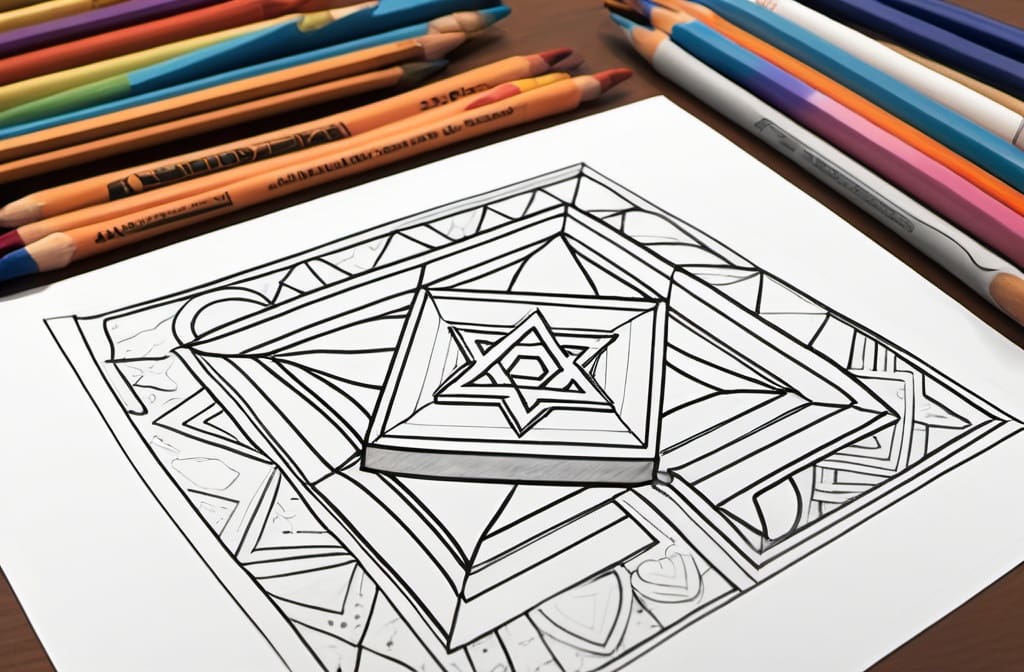 Hanukkah Coloring Pages Hanukkah coloring pages tag image
