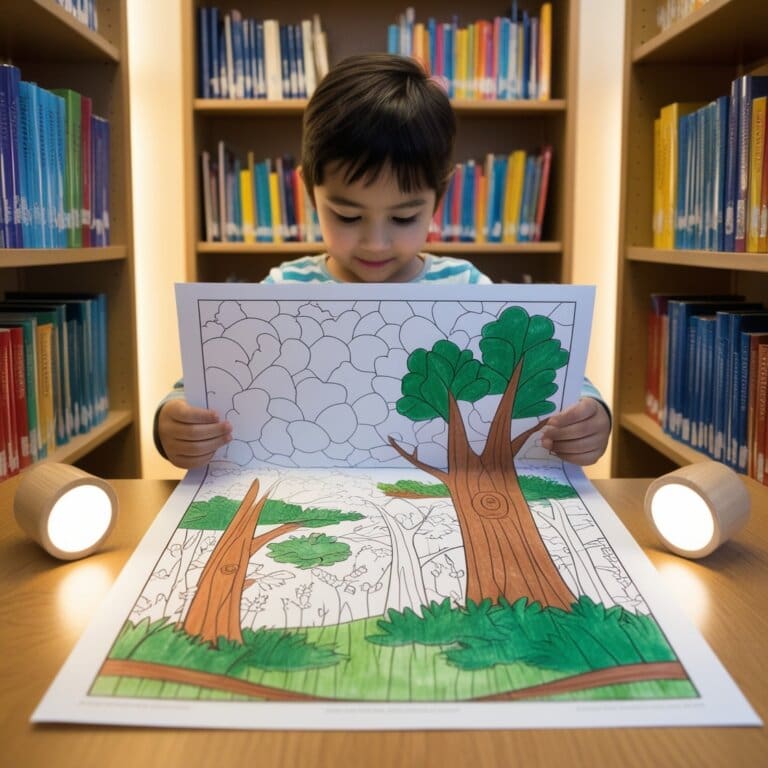 95+ Breathtaking Landscape Coloring Pages