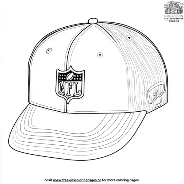 Nfl cap coloring pages