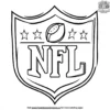 NFL Shield Emblem Coloring Pages