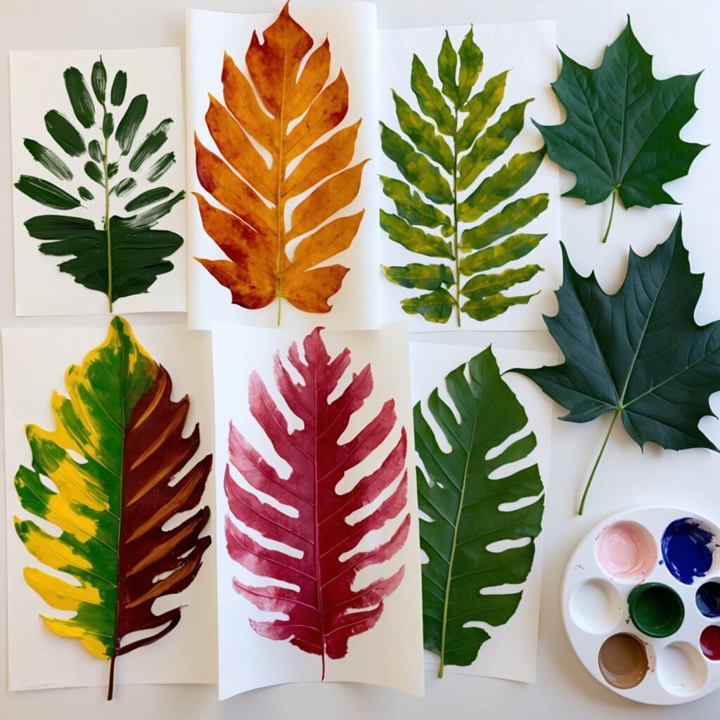 Nature leaf prints 1