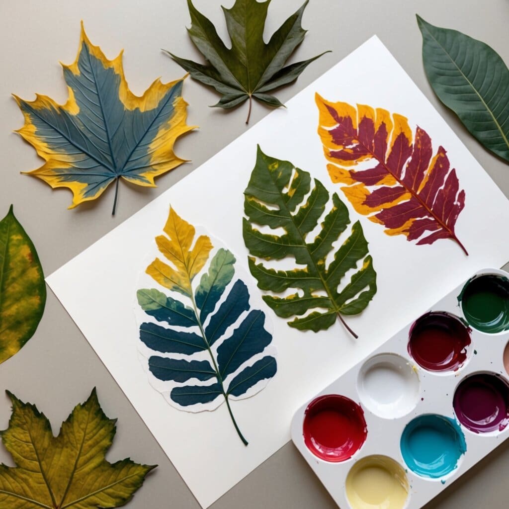 Nature leaf prints 3