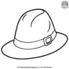 Pilgrim Hat Coloring Pages