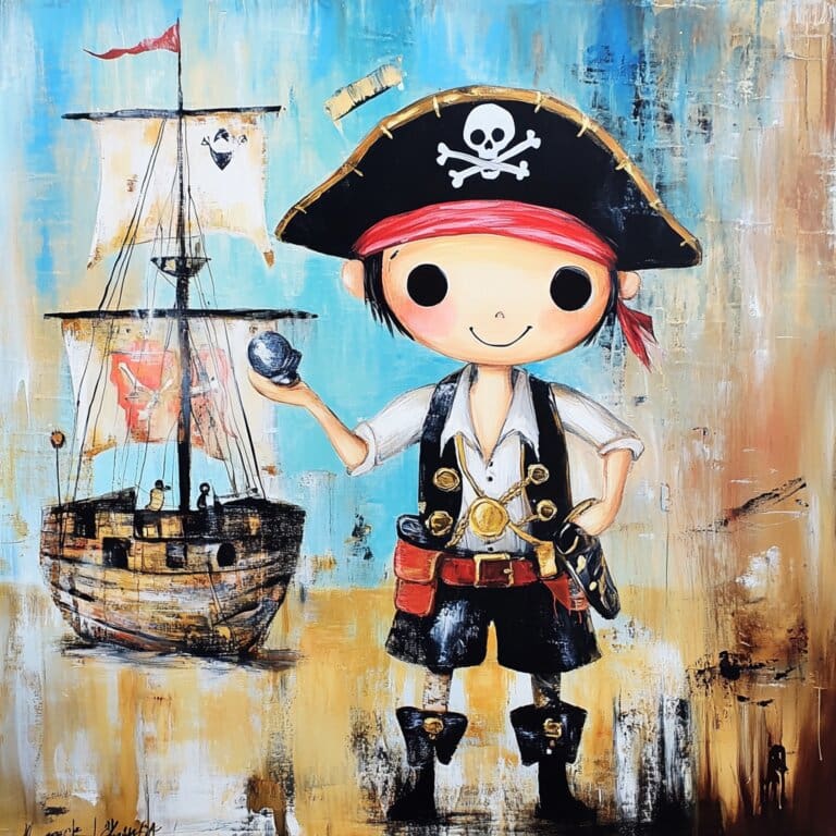 Pirate coloring pages