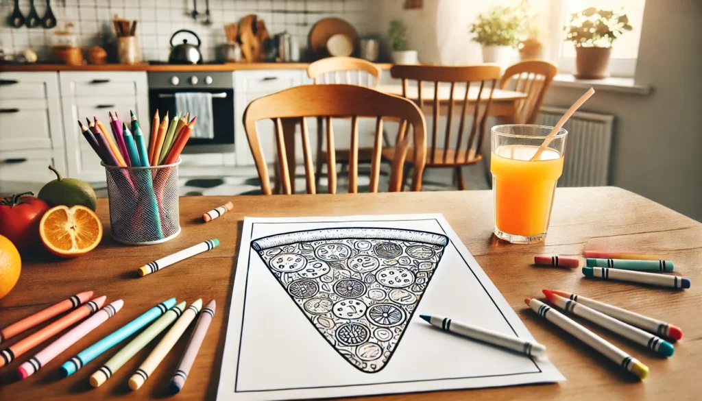 Pizza coloring pages 22