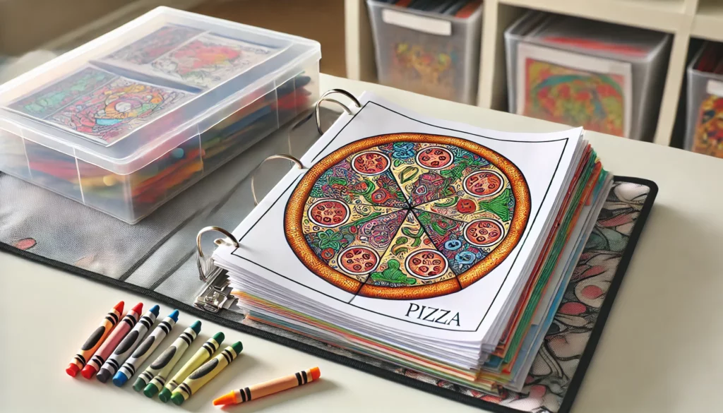 Pizza coloring pages 23