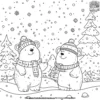 Polar Bear Pals Coloring Pages