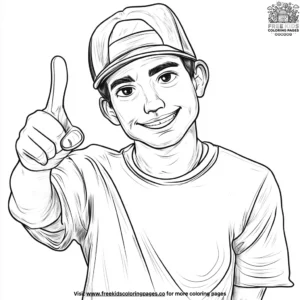 Ready for the game coloring pages