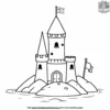 Sandcastle Coloring Pages