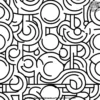 Simple Shapes Patterns Coloring Pages