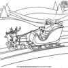 Sleigh Ride Coloring Pages