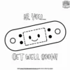 Smiling Band Aid Get Well Coloring Pages