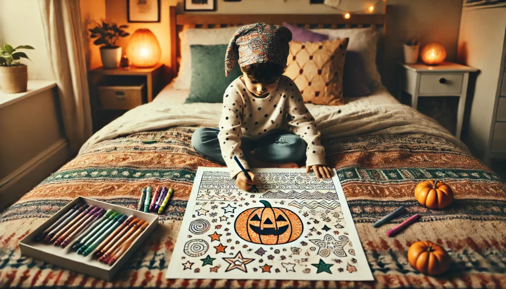 Spooky coloring pages 20