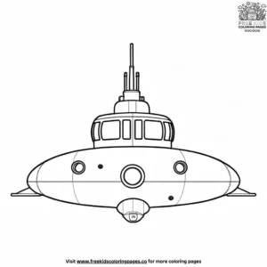 Submarine Coloring Pages