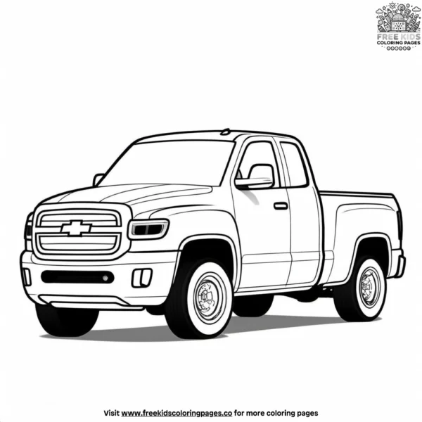 Super truck coloring pages