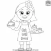 Sweet Care Package Coloring Pages