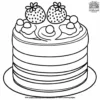 Thanksgiving Trifle Dessert Coloring Pages