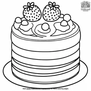 Thanksgiving trifle dessert coloring pages